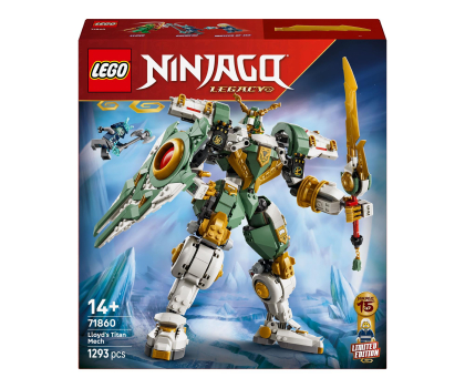 Klocki LEGO® LEGO NINJAGO 71860 Tytanowy mech Lloyda — 15. rocznica